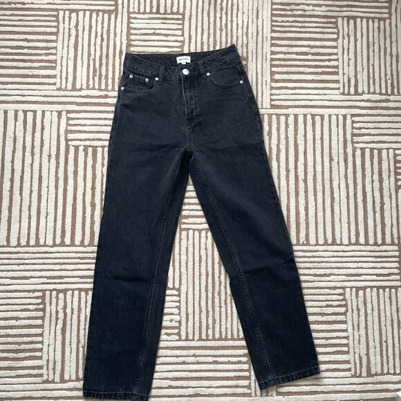 Jinx Cropped Jeans - Black - Size 24 - Picture 3 of 6